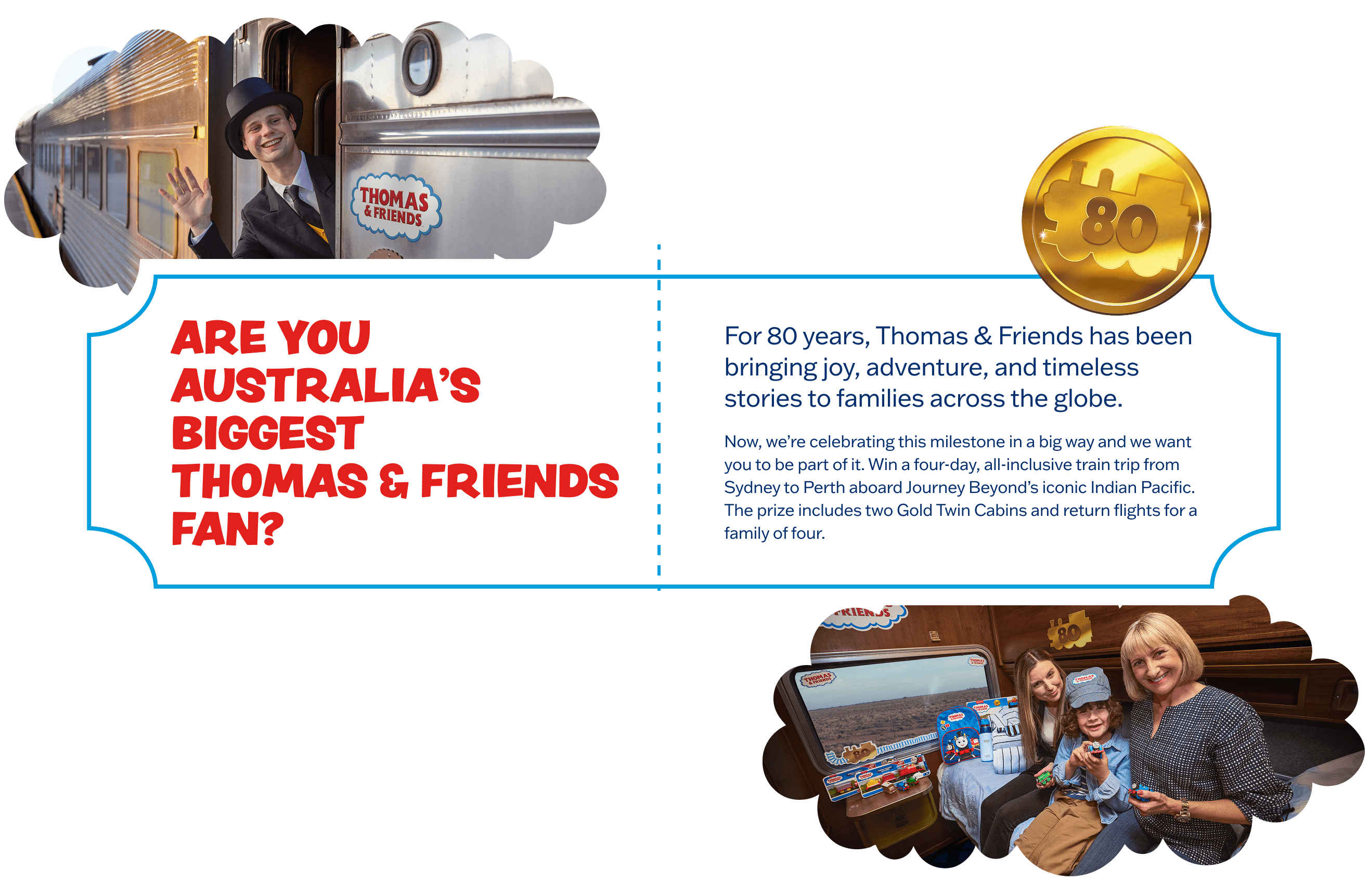 Thomas & Friends competition promotional banner